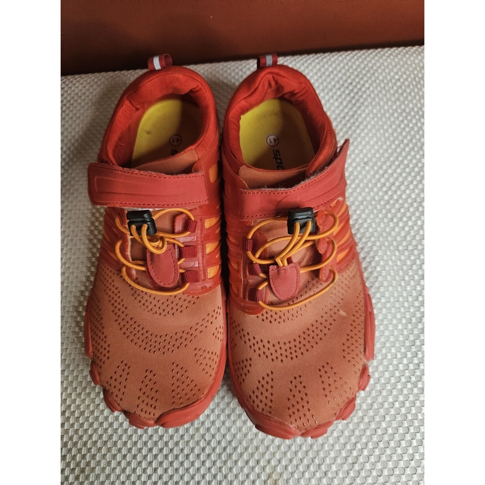 Whitin / Joomra Minimalist Barefoot Trail Running Shoes – Orange/Red – Size  8